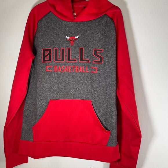 Chicago Bulls Basketball Gameday Ready Sports Hoodie Pullover Fanatics Size M - Picture 12 of 12